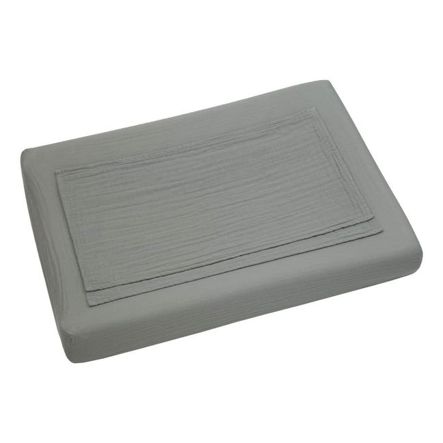 Changing Mat Cover | Silver Grey S019
