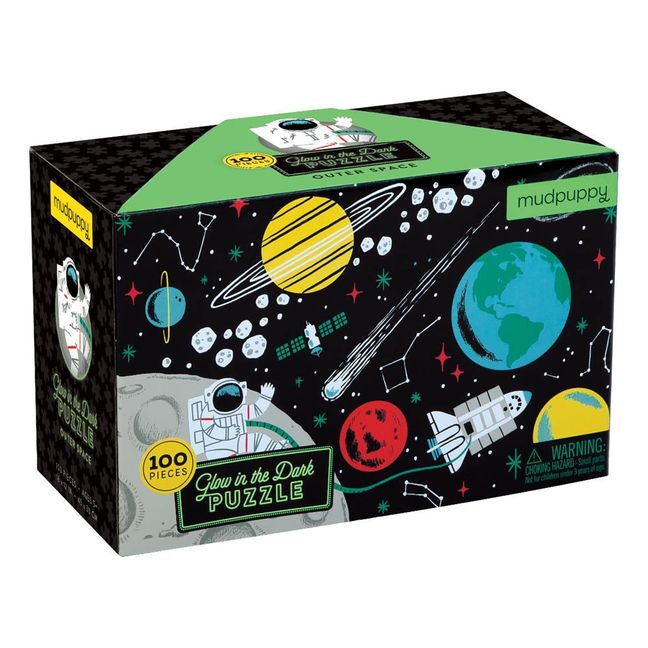 Phosphorescent 100 Piece Space Puzzle - 5 to 8 years old