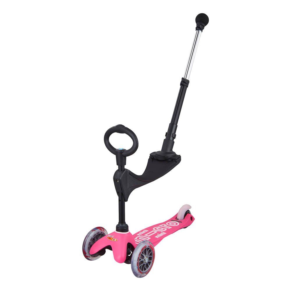 mini micro 3in1 deluxe push along scooter