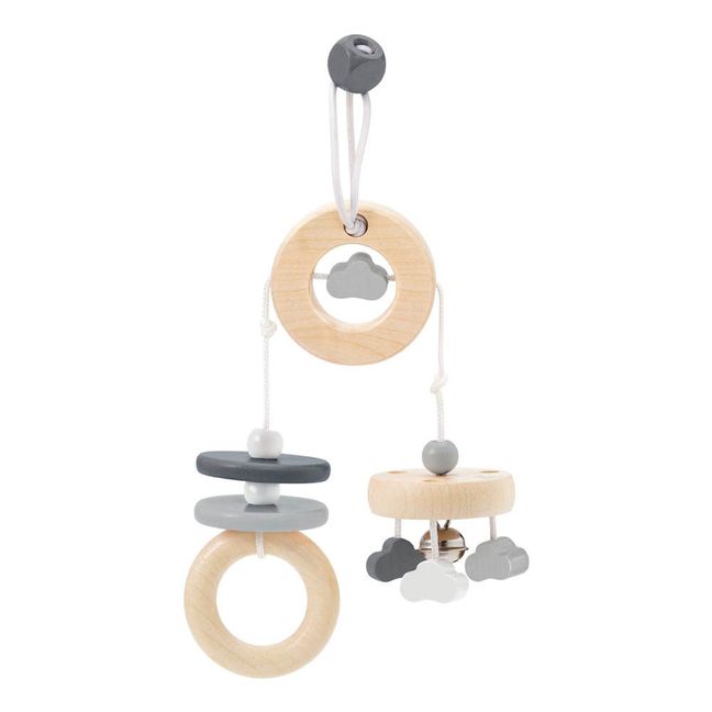 Wooden Travel Mobile | Grey