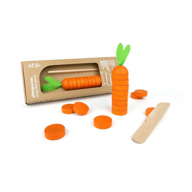 Juego de estrategia de madera - Zanahoria Naranja
