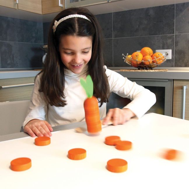 Carrot Wooden Strategy Game Orange