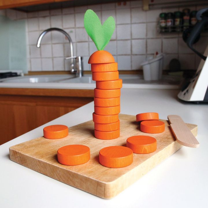Juego de estrategia de madera - Zanahoria Naranja- Imagen del producto n°2