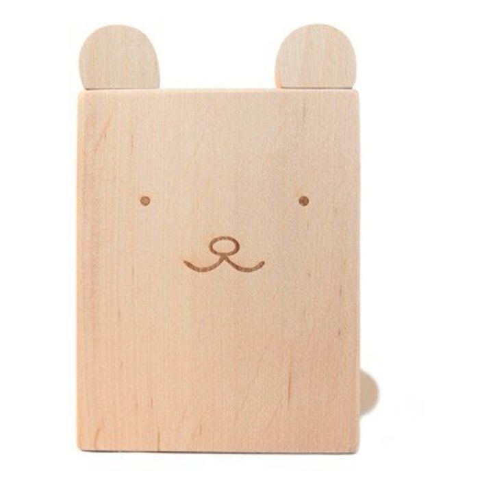Lapicero oso de madera- Imagen del producto n°0