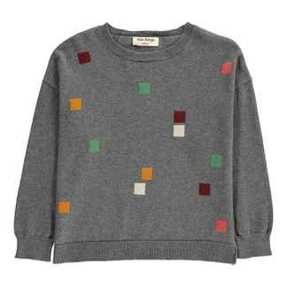 NICE THINGS MINI Karierter Pullover aus Baumwolle und Kaschmir -listing