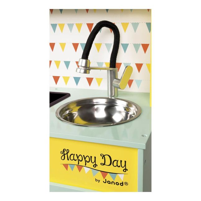 Kinderküche aus Holz Happy Day  | Gelb