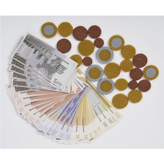 Polly Spielgeld- 56 Münzen und Scheine -listing