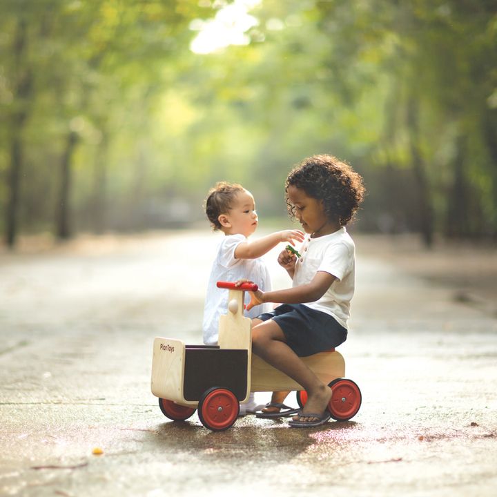 plan toys delivery bike