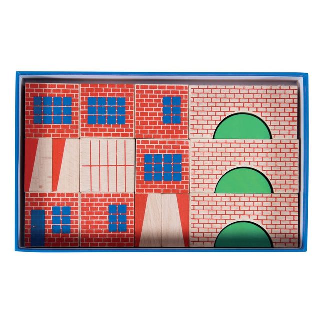 Gioco di costruzione Bloc città - 40 pezzi e un poster