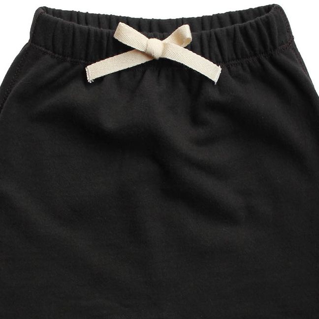 Organic Cotton Trousers | Black
