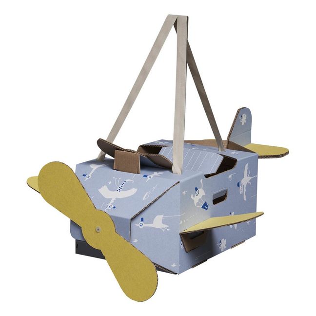 Flugzeug Kostüm aus Pappe Flying Circus 