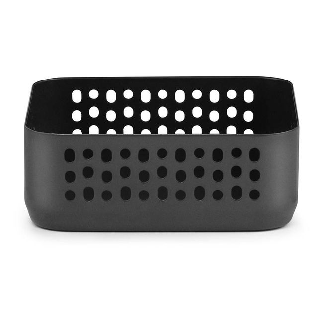 Panier de rangement Nic Nac - 10,5x10,5x4 cm | Noir