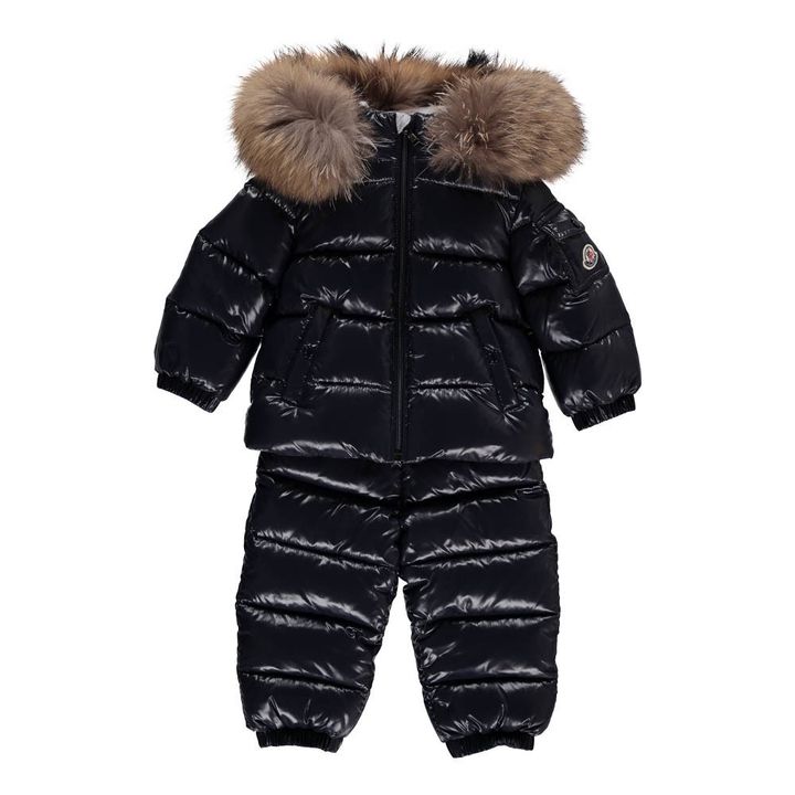Remy Ski Jacket + Trousers Set Navy blue Moncler Fashion Baby
