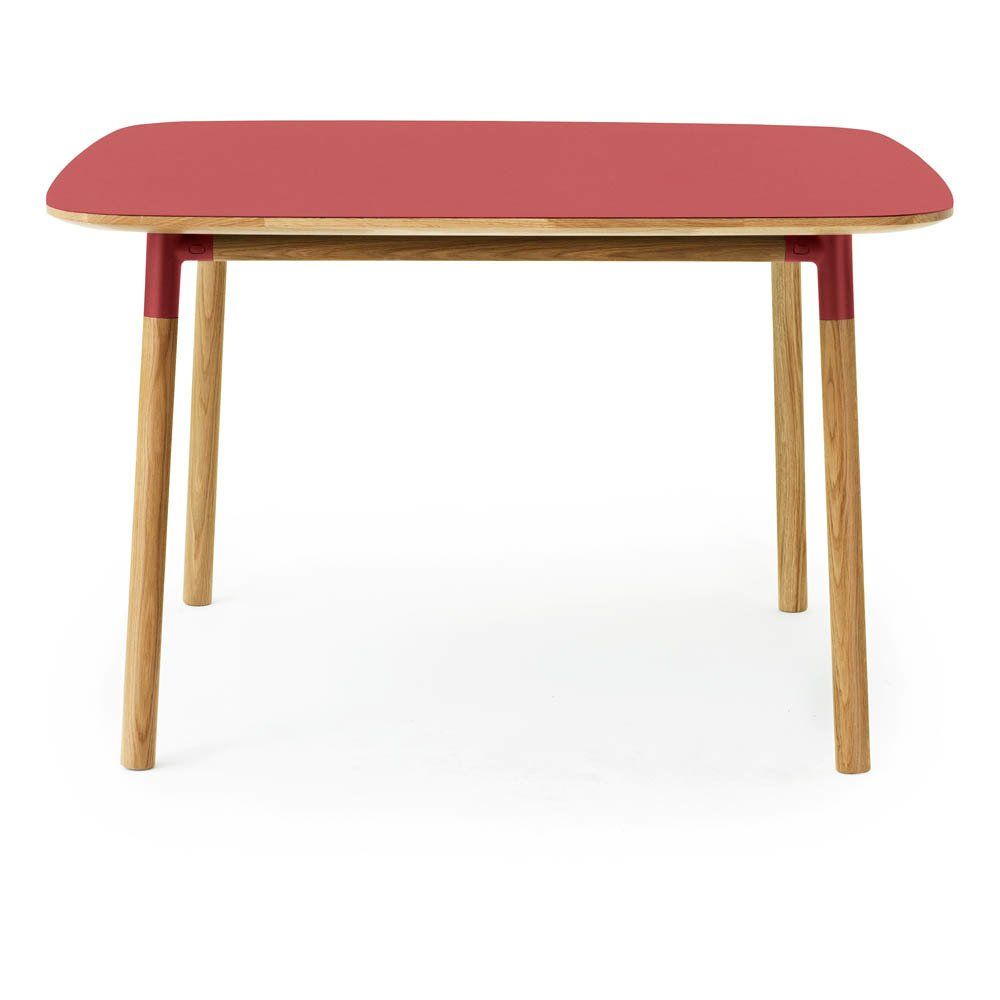 Normann Copenhagen - Table Form carrée 120x120 cm - Rouge