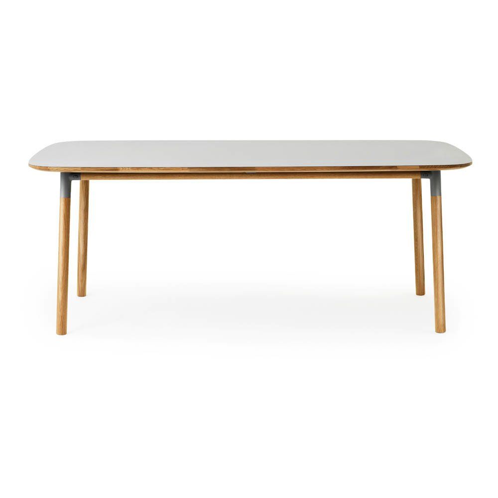 Normann Copenhagen - Table Form rectangulaire 95x200 cm - Gris
