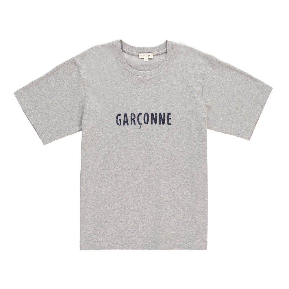 Christophe Garçonne Oversized T-Shirt Light eather grey Soeur