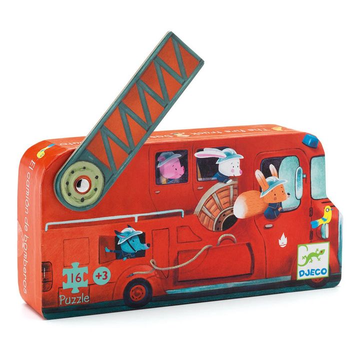 Puzzle Feuerwehrwagen- 16-teilig  - Produktbild Nr. 0