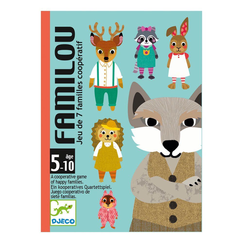 Djeco - Jeu de 7 familles Familou - Vert