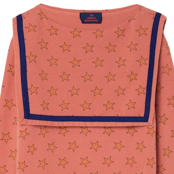 Parrot Star Sailor Collar Blouse | Apricot- Product image n°2