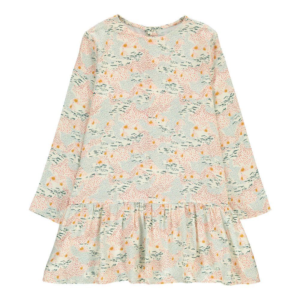 Hundred Pieces - Robe Mountains - Fille - Ecru chiné