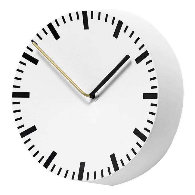Wanduhr Analog, Shane Schneck  | Weiß