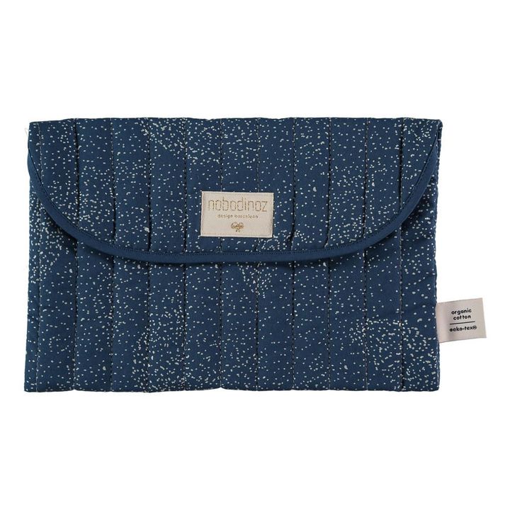 Bagatelle Secrets Organic Cotton Pouch Midnight Blue Nobodinoz Design Baby