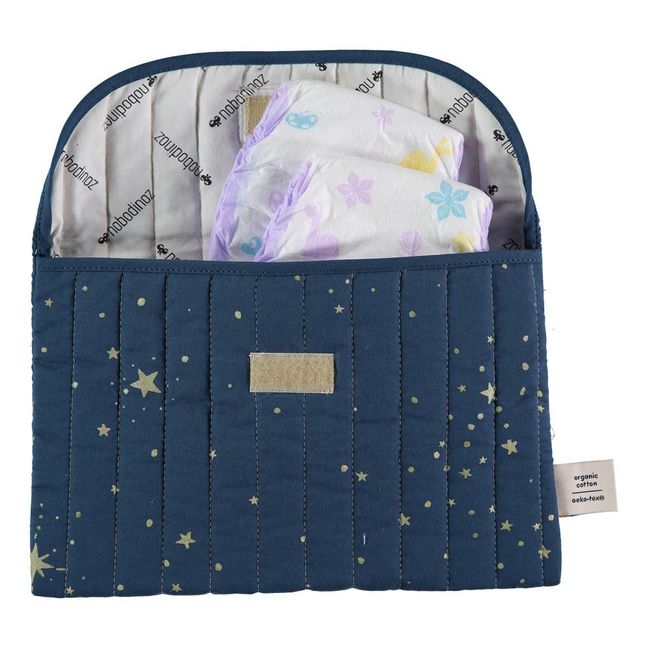Estuche Bagatelle Stella de algodón orgánico | Azul Noche