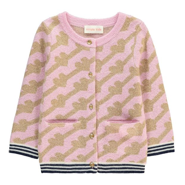 kids pink cardigan