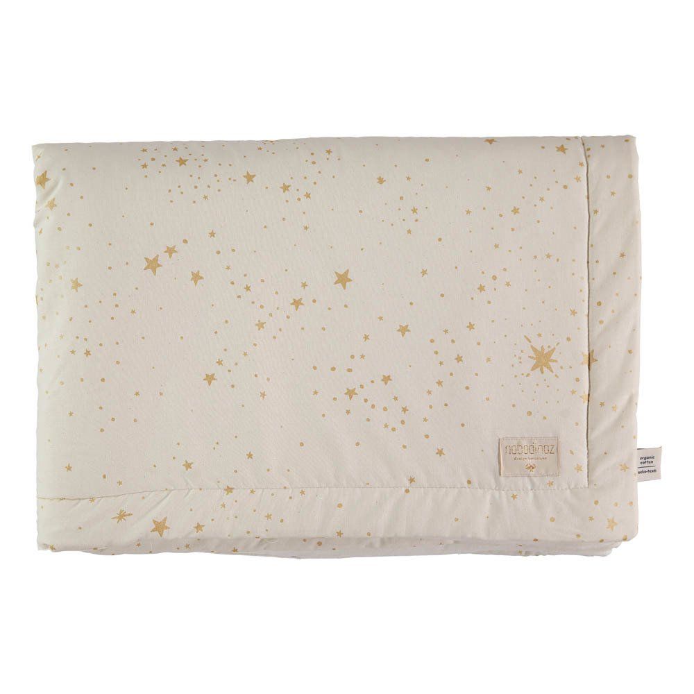 Nobodinoz - Couverture Laponia Stella en coton bio - Naturel