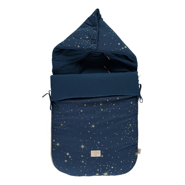 Passegiata Stella Organic Cotton Baby Nest Midnight Blue