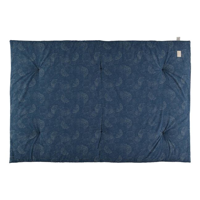 Edredon futon Eden Bubble en coton bio Bleu nuit