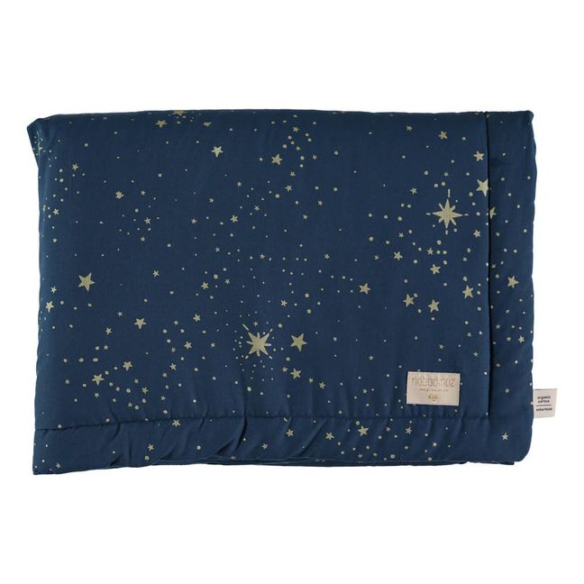 Laponia Stella Organic Cotton Blanket | Midnight blue
