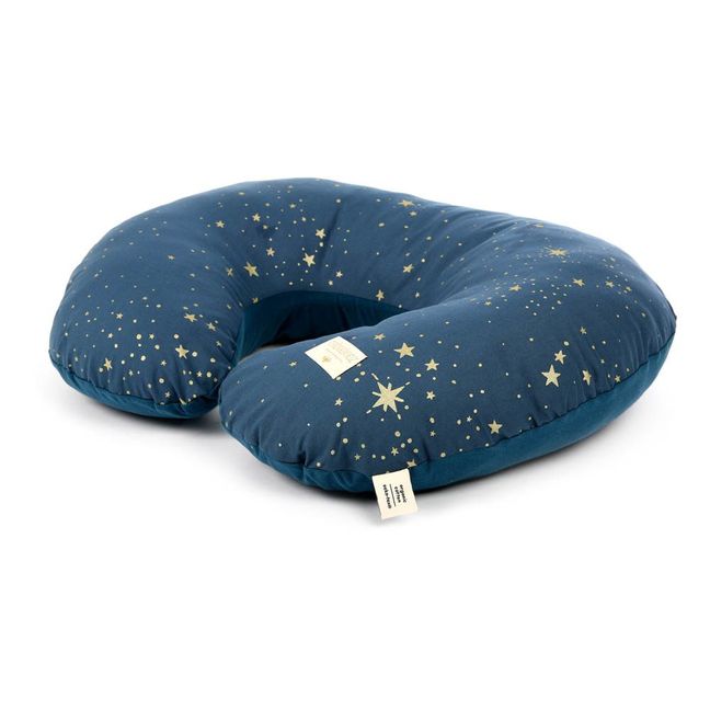 Cuscino per allattamento Sunrise Stella in cotone organico | Blu notte