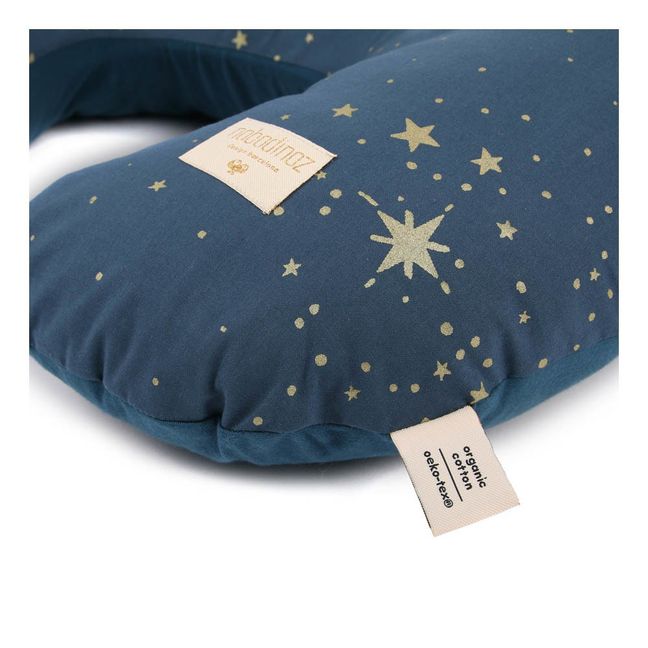 Cuscino per allattamento Sunrise Stella in cotone organico | Blu notte
