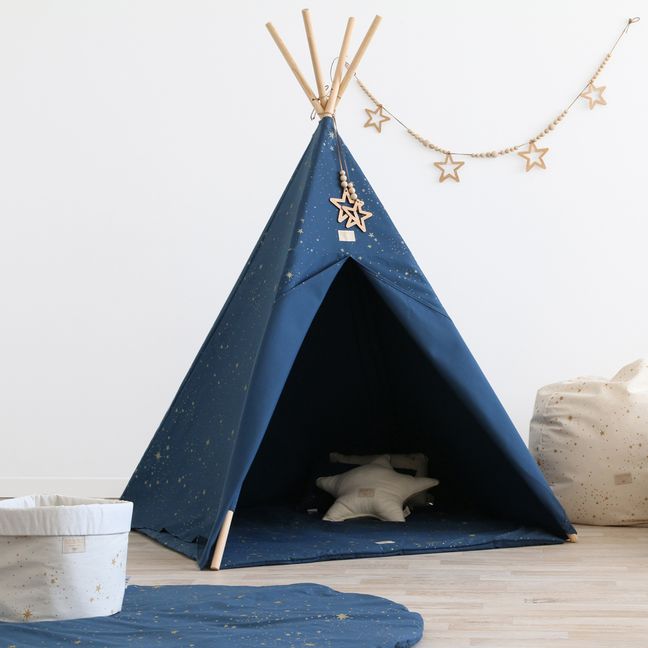 Tipi Phoenix Stella en coton | Bleu nuit