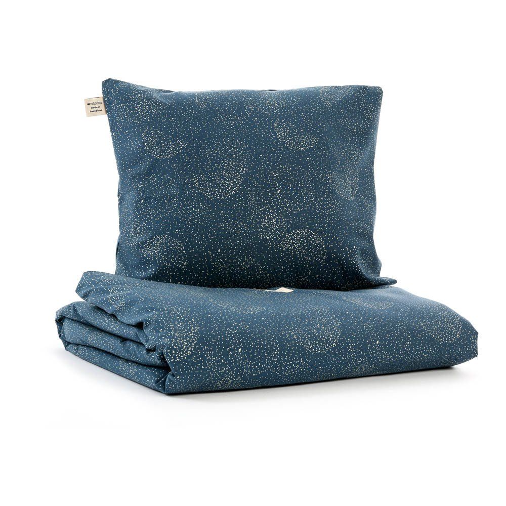 Himalaya Bubble Organic Cotton Bed Set | Midnight blue- Product image n°0