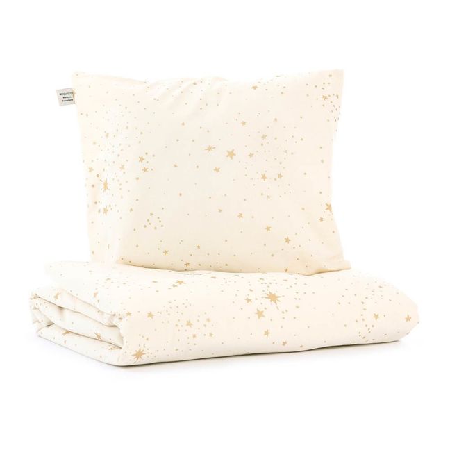 Juego de sábanas Himalaya Stellade algodón orgánico | Natural