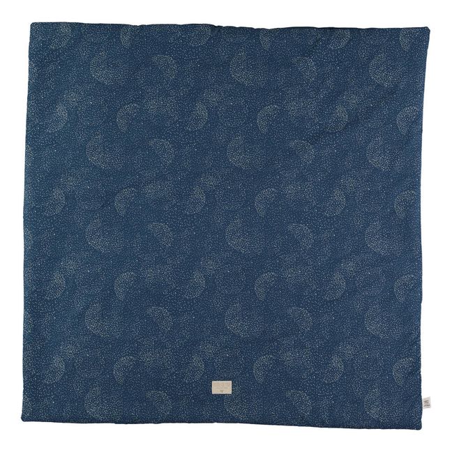 Colorado Bubble Organic Cotton Playmat | Midnight blue