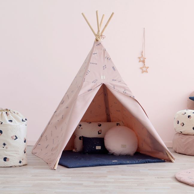 Tapis de jeu Colorado Bubble en coton bio | Bleu nuit