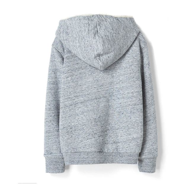 Sweatshirt mit zweiseitige Kapuze Hooper  | Grau