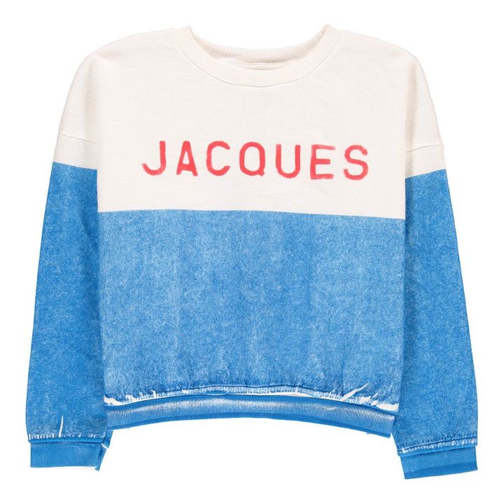 Organic Cotton Jacques Sweatshirt | Blue- Product image n°0