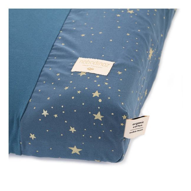 Calma Stella Organic Cotton Chaning Mat Cover | Midnight blue