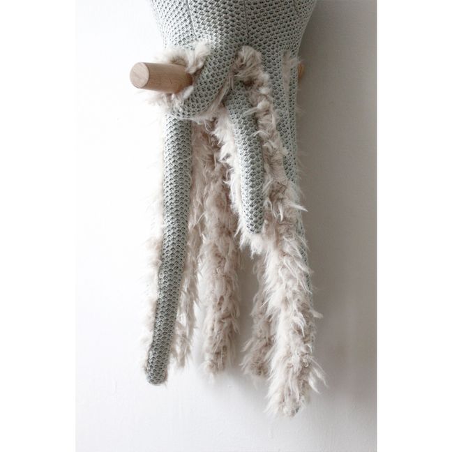 Peluche Pulpo gigante Grandma 60 cm  | Verde Gris