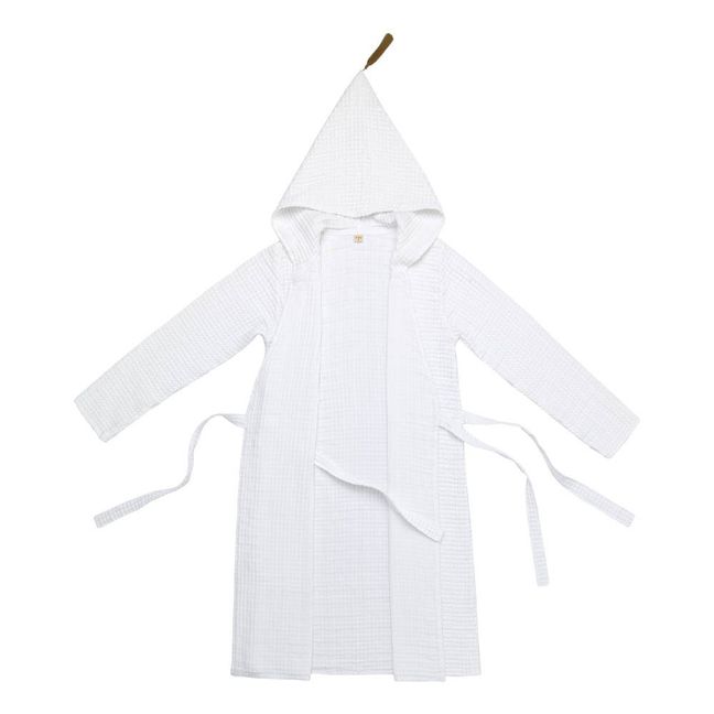 Adult Organic Cotton Dressing Gown Stone Grey S045 Numero 74