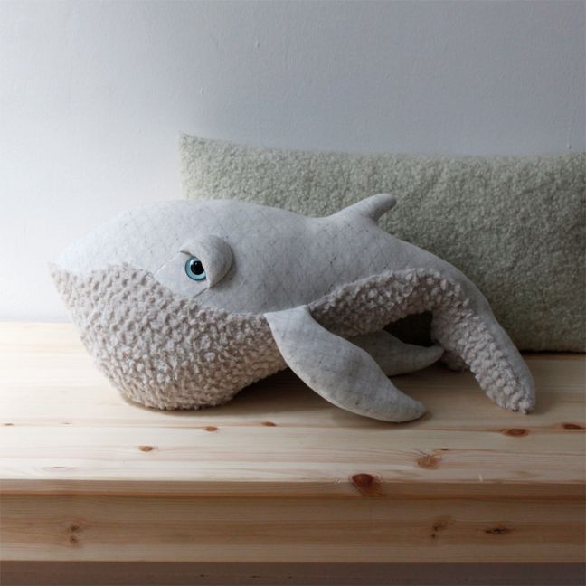 Peluche gigante Albino60 cm  | Blanco