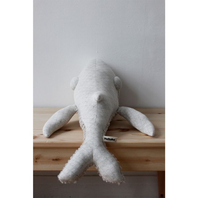 Albino Giant Whale Soft Toy 62cm White