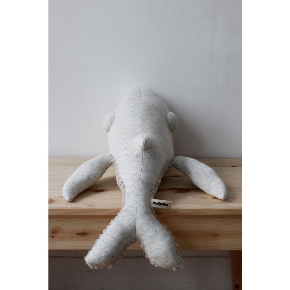 Albino Giant Whale Soft Toy 62cm White Bigstuffed Toys and