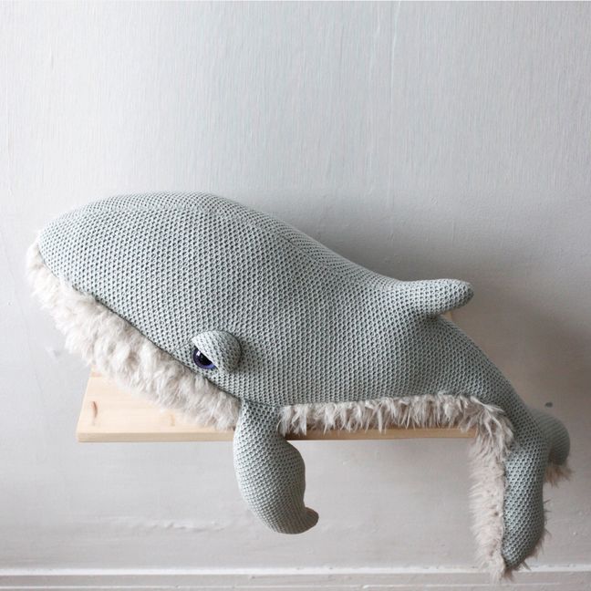Grandma Giant Whale Soft Toy 83cm | Verdigris