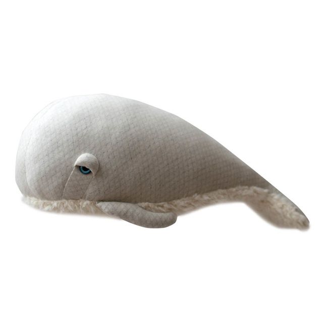 Albino Giant Whale Soft Toy - 82 cm | White