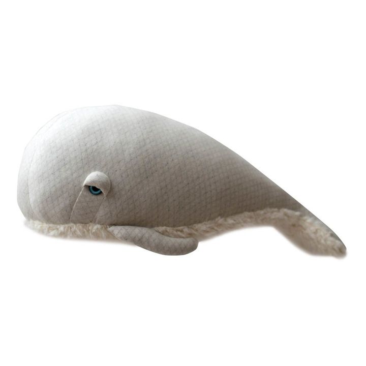 Albino Giant Whale Soft Toy - 82 cm | White- Product image n°0